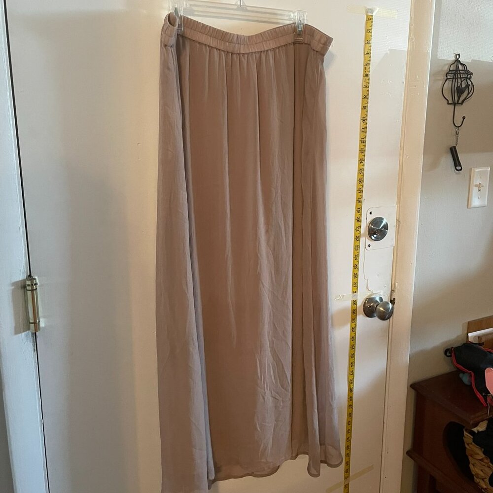 Mauve maxi skirt
